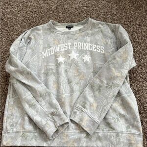 Midwest Princess Gray Sweatshirt